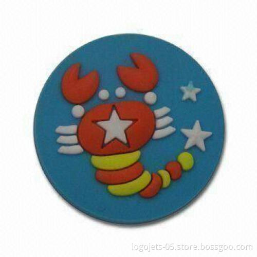 3-D Design PVC Magnet, Available in Different Shapes